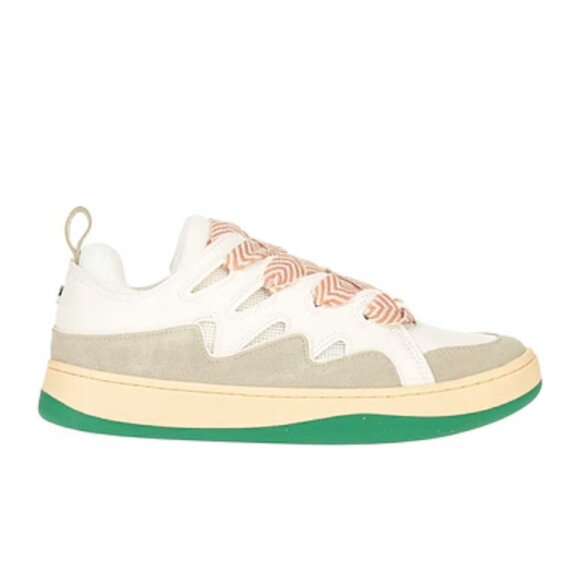 Steve Madden Roaring Women White/Green Double-Laced Lace Up Low Top Fashion Snea - Picture 2 of 9